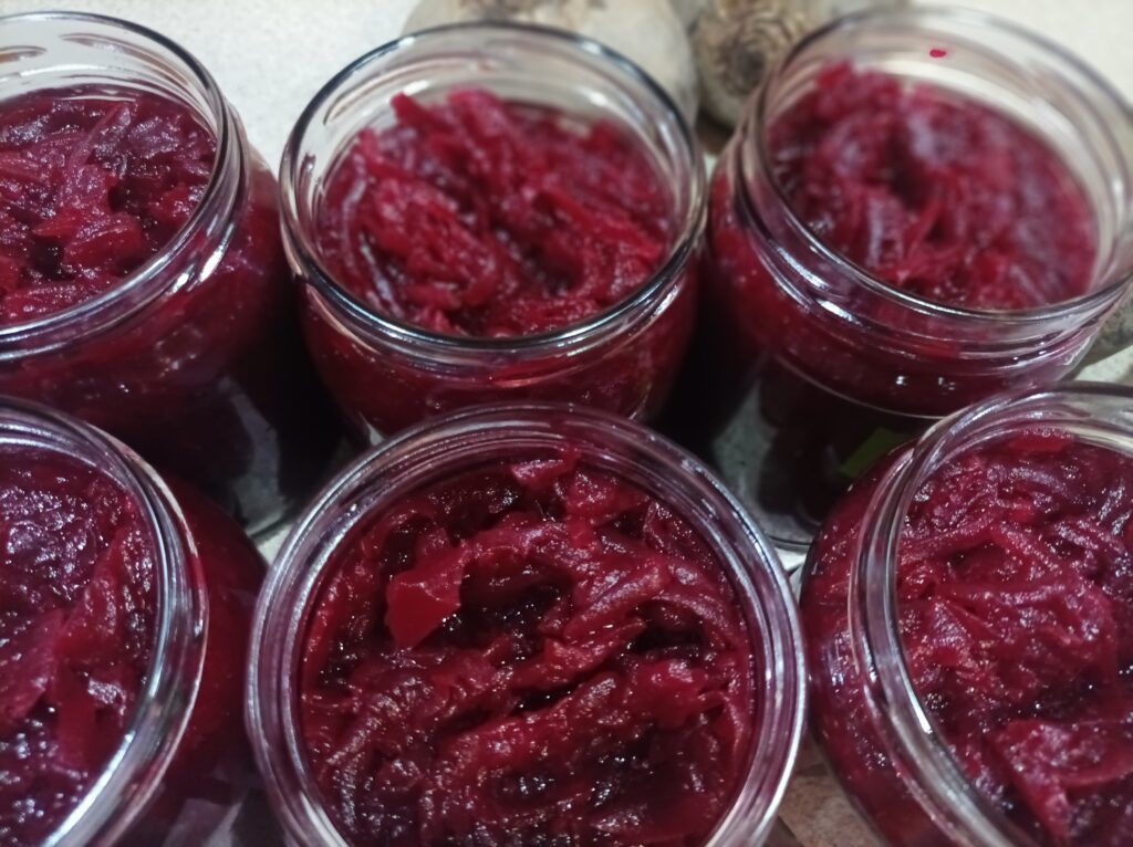 Buraczki na zimę do słoików