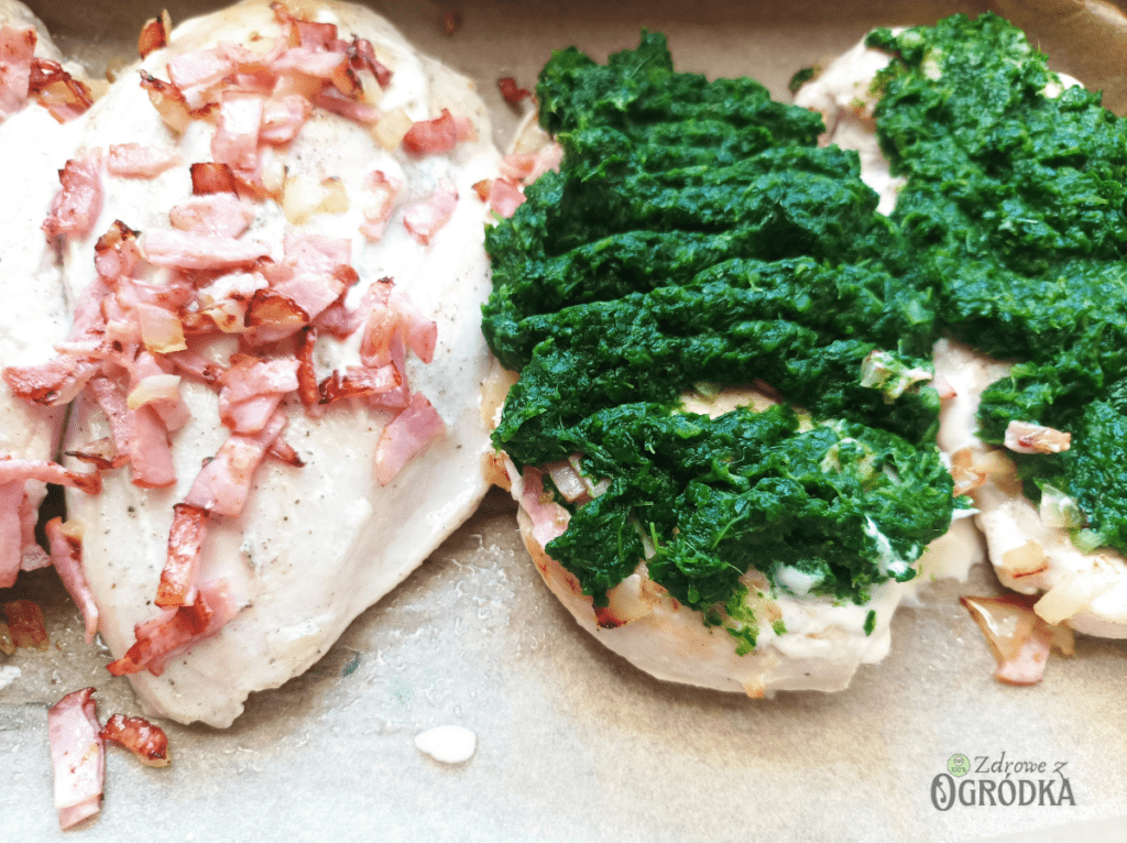 Filet z kurczaka ze szpinakiem