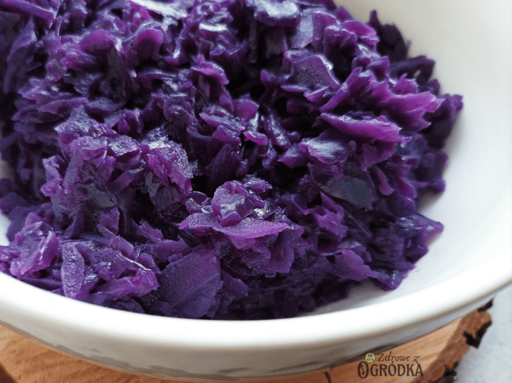 Modra kapusta na ciepło