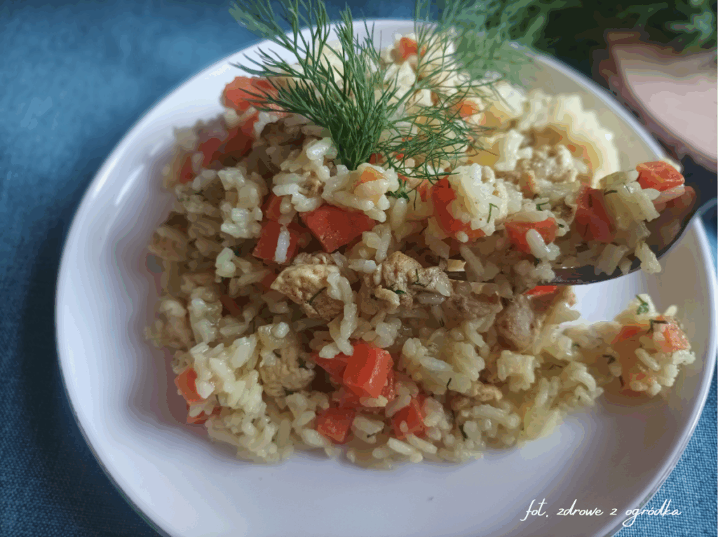 risotto z kurczakiem