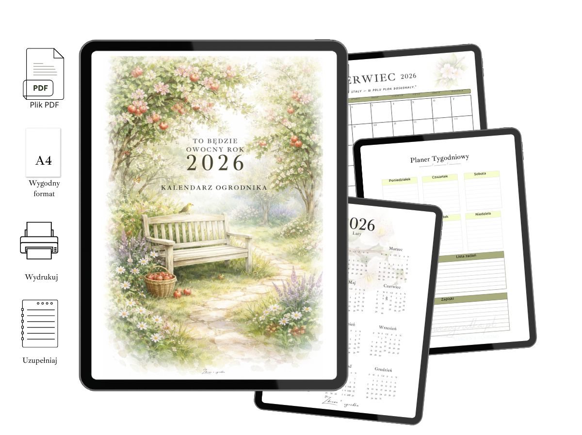 Kalendarz ogrodniczy 2026 | PDF | Zdrowe z ogródka
