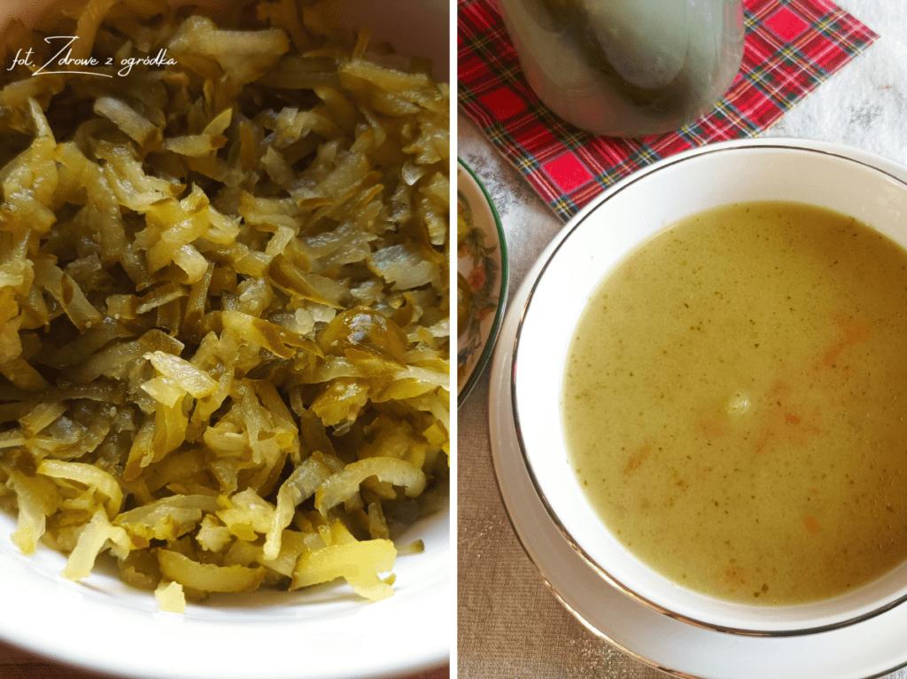 ogórki kiszone, zupa z ogórków kiszonych ogórki kiszone, zupa z górków